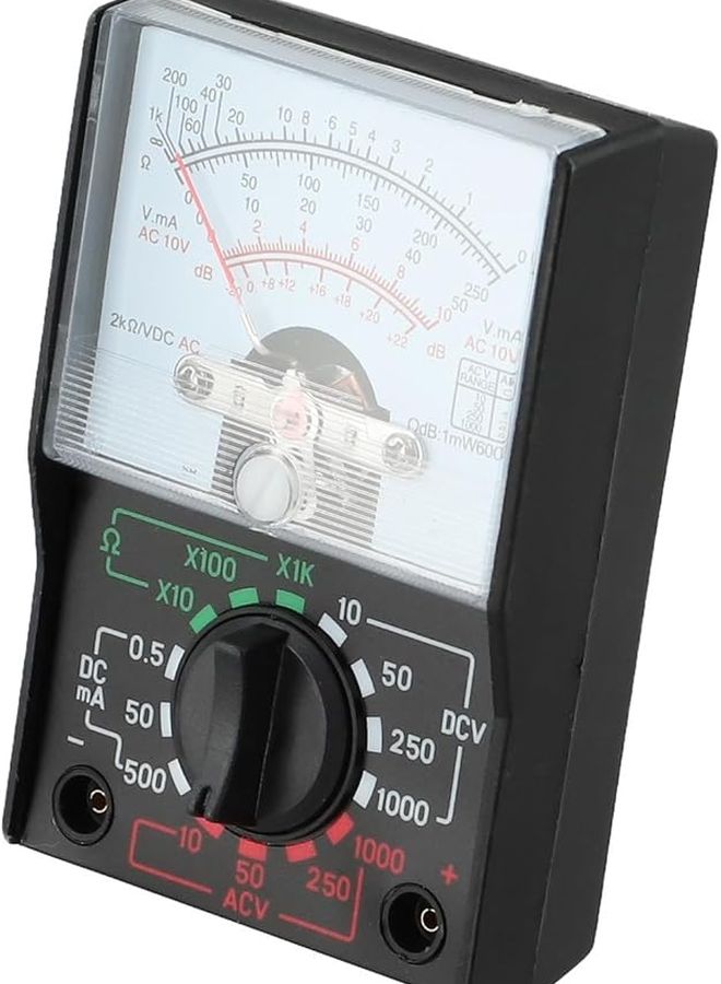مقياس متعدد تماثلي DC AC 1000V فولتميتر 250mA أميتر بمقياس أوم x1K للاختبارات الكهربائية - Image 2